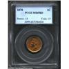 Image 1 : 1870 1C MS65 Red PCGS. After William Barber took over the job of Chief Engraver after Longacre's unt