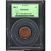 Image 1 : 1883 1C MS66 Red PCGS. Only seldom does a collector have the opportunity to acquire an 1883 Indian C