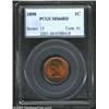 Image 1 : 1898 1C MS66 Red PCGS. Cartwheel visual effects are whisked around the features as the coin rotates.