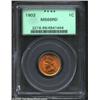 Image 1 : 1903 1C MS66 Red PCGS. Reddish-orange in color, the fulsome mint luster also imparts modest, yet app
