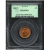 Image 1 : 1907 1C MS66 Red PCGS. Orange tinged luster is both full and vibrant in the absence of toning. The s