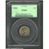 Image 1 : 1860 1C MS66 PCGS. A premium quality coin in all regards, the surfaces are richly frosted and bright