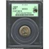 Image 1 : 1864 1C Copper-Nickel MS64 PCGS. Eagle Eye Photo Seal. S-7. The 64 in the date is obviously repunche