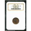 Image 1 : 1864 1C L On Ribbon MS65 Red and Brown NGC. A bold striking that has mellowed across the centers wit
