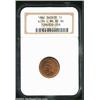Image 1 : 1864 1C L On Ribbon MS65 Red NGC. A well known key to the Indian Cent series, the 1864 L on Ribbon i
