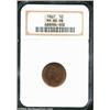 Image 1 : 1867 1C MS66 Red and Brown NGC. A boldly struck Gem with luminous green-gold color at the borders, w