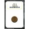 Image 1 : 1870 1C MS65 Red and Brown NGC. Glossy in texture, both sides exhibit well blended orange tinged lus