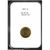 Image 1 : 1875 1C MS65 Red NGC. A spectacular Gem representative that is vividly framed in bright orange and r