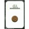 Image 1 : 1877 1C MS66 Red and Brown NGC. In our catalog for the January 2003 sale of the Joseph P. Gorrell Co