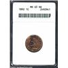 Image 1 : 1892 1C MS63 Red and Brown ANACS. The well struck surfaces are almost mark-free, and exhibit pale or