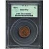 Image 1 : 1894 1C MS64 Red PCGS. The upper headdress feathers and the wreath ribbon are not fully struck, but.