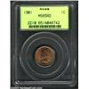 Image 1 : 1901 1C MS65 Red PCGS. The otherwise rose tinged luster assumes an orange-red cast in select areas t