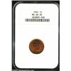 Image 1 : 1905 1C MS66 Red NGC. Well struck with rich, vibrant color and satiny, seemingly pristine surfaces..