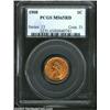 Image 1 : 1908 1C MS65 Red PCGS. This richly colored, orange-red Gem is possessed of full mint luster in orang