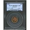 Image 1 : 1873 1C Closed 3 PR66 Red, Cameo PCGS. Eagle Eye Photo Seal. Closed 3, as are all proof Cents of thi