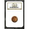 Image 1 : 1880 1C PR64 Red Cameo NGC. A glittering near-Gem specimen with subtle pastel overtones in shades of