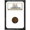 Image 1 : 1900 1C PR66 Red NGC. Fully struck and exhibiting vivid orange-red color, the fields are flashy and.