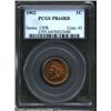 Image 1 : 1902 1C PR64 Red PCGS. The obverse has radiant yellow-gold color, while the reverse has iridescent r