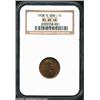 Image 1 : 1909-S VDB 1C MS64 Red and Brown NGC. A beautiful survivor with rich, evenly colored surfaces remini