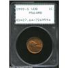 Image 1 : 1909-S VDB 1C MS64 Red and Brown PCGS. A well struck and essentially unabraded near-Gem with good lu