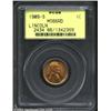 Image 1 : 1909-S 1C MS66 Red PCGS. This high grade 1909-S Cent has bright, even orange-red color over each sid