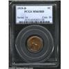 Image 1 : 1919-D 1C MS65 Red PCGS. A razor-sharp Gem with medium rose-gold color, full cartwheel luster, and a