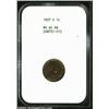 Image 1 : 1927-S 1C MS64 Red and Brown NGC. The reverse is dominated by fiery orange-red color, while subtle o