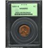 Image 1 : 1931-S 1C MS66 Red PCGS. Explosive reddish-orange toning blankets both sides and lightens to pale go