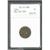 Image 1 : 1955/55 1C Doubled Die MS63 Brown ANACS. Richly toned, the predominantly glossy brown surfaces revea