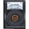 Image 1 : 1955/55 1C Doubled Die MS63 Red PCGS. This always-popular error was struck during the graveyard shif