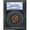 Image 1 : 1972/72 1C Doubled Die MS64 Red PCGS. FS-33.3, Breen-2265. DDO-1-O-I. Luminous orange-gold color dom