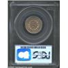Image 2 : 1866 5C Rays MS62 PCGS. Decent luster is little affected by mustard-yellow and lilac toning. The obv