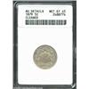 Image 1 : 1879 5C--Cleaned--ANACS. AU Details, Net XF45. Nicely struck, and very close to Mint State in terms.