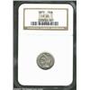 Image 1 : 1872 3CN PR65 NGC. The word LIBERTY is not fully struck, otherwise the light-olive surfaces are well
