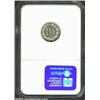 Image 2 : 1872 3CN PR65 NGC. The word LIBERTY is not fully struck, otherwise the light-olive surfaces are well