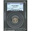 Image 1 : 1873 3CN Closed 3 PR64 PCGS. Nicely conserved with attractive olive color, highly reflective fields,