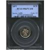 Image 1 : 1877 3CN PR67 Cameo PCGS. Only 510 Three Cent Nickels were produced in 1877, all proofs, which, of c
