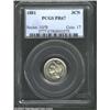 Image 1 : 1881 3CN PR67 PCGS. An absolutely Superb, needle sharp specimen with strong traces of repunching on.