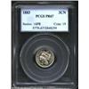 Image 1 : 1883 3CN PR67 PCGS. A Superb, shimmering-white proof that is modestly frosted on the devices. One of