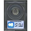 Image 2 : 1887/6 3CN PR66 PCGS. The outline of the 6 underdate numeral can be plainly seen on this nicely impr