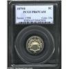 Image 1 : 1879/8 5C PR67 Cameo PCGS. A mostly brilliant example of this popular overdate Nickel, one of only t