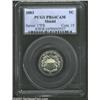 Image 1 : 1883 5C Shield PR64 Cameo PCGS. A razor-sharp near-Gem with brilliant surfaces and obvious cameo con