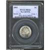 Image 1 : 1883 5C No Cents MS66 PCGS. A lustrous Gem with immaculate surfaces and occasional wisps of gold pat