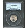 Image 1 : 1904 5C MS65 PCGS. A well struck and carefully conserved Gem, with lovely light color and dazzling c