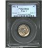 Image 1 : 1913-D 5C Type One MS66 PCGS. A lovely first-year Buffalo Nickel, this golden tinged Gem is devoid o
