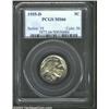 Image 1 : 1935-D 5C MS66 PCGS. Lightly patinated, the lustrous surfaces are generally bold in strike and well.
