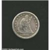 Image 1 : 1864-S 25C Fine 12 Ex-Jewelry, Bent, Heat Damage Uncertified. The obverse is somewhat rough, and has