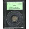 Image 1 : 1797 H10C 13 Stars XF40 PCGS. V-4, LM-4, R.6. A very scarce variety that is seldom seen in any grade