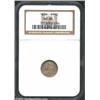 Image 1 : 1834 H10C MS65 NGC. V-1, LM-2, R.1. Quite frosty beneath a veil of steel-gray and golden patina, wit