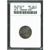 Image 1 : 1796 10C--Damaged, Bent--ANACS. VG Details, Net AG3. JR-2, R.4. Both sides present original toning i